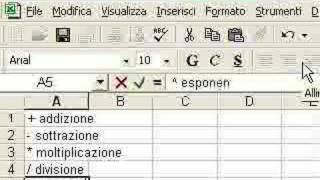 Lezione n003  parte 2  Il Foglio Elettronico Excel [upl. by Kev]