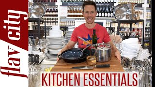 Top 10 Kitchen Essentials For Home Cooks  Cookware amp Pantry Must Haves [upl. by Eissak]