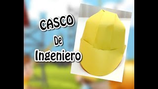 COMO HACER CASCO DE INGENIERO Ó INGENIERA👷‍♂️ [upl. by Nede]