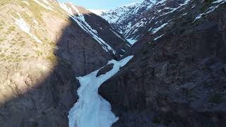 Cascada Queltehue Cajón del Maipo Chile 4K [upl. by Hayidah98]