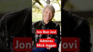 Jon Bon Jovi admires Mick Jagger for rocking at 80 [upl. by Ecnadnak]