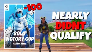 The WORST I Have EVER Played  Solo Victory Cup 👑 [upl. by Waldron664]