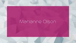 Marianne Olson  appearance [upl. by Pattani]