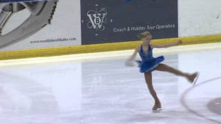 Danielle Harrison  quotMolitvaquot  British Figure Skating Championships 2012 Advanced Novice Short [upl. by Ralat]