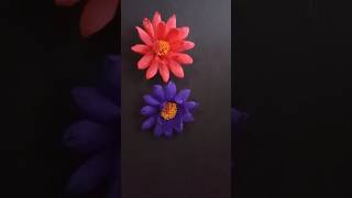 A Beautiful crepe paper flower  RS CraftZone  Crepe papers 🌸🌸 [upl. by Norreht747]