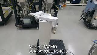 TAZMO SCARA ROBOT S4013  Wafer Handling Robot  ATM Robot [upl. by Ahsiryt]