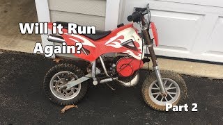 Coolster Dirt Bike  Engine Repair  Part 2 [upl. by Ahsema]