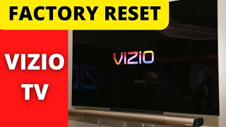 HOW TO RESET VIZIO TV TO FACTORY SETTINGS [upl. by Atrebla]