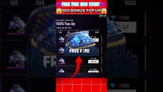 FREE FIRE DOUBLE DIAMOND TOP UP😱 WAIT FOR END🤔trending freefire shorts [upl. by Koenig]