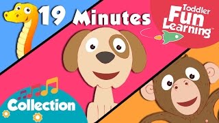 The Animal Sounds Song  Plus Lots More Nursery Rhymes  Toddler Fun Learning Compilation [upl. by Landa]