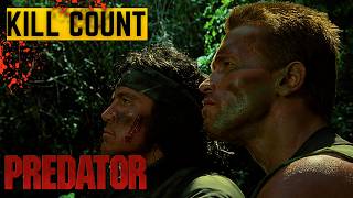 Predator 1987  Kill Count  Death Count  Carnage Count [upl. by Notsreik]