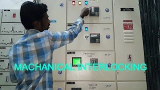 Machanical interlock Electrical panel machanical interlocking system  in Tamil amp English [upl. by Anesusa133]