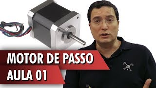 Motor de passo começando com baixo custo  Aula 1 [upl. by Alphonsine42]