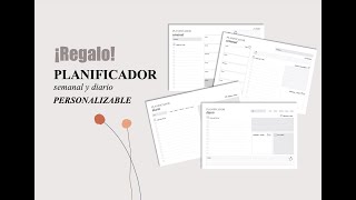 Planificador Semanal y diario en PowerPoint  Plantilla personalizable [upl. by Ellehcer240]