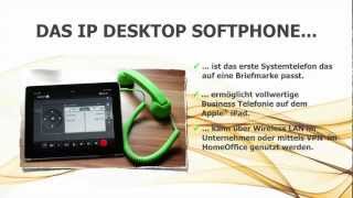 AlcatelLucent  IP Desktop SoftPhone für das Apple iPad [upl. by Matejka]