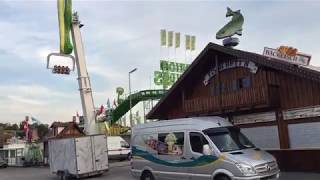 Oktoberfest 2018 Tag 62 WiesnAufbau  Theresienwiese 16092018  Kurzfilm am SonntagAbend [upl. by Laktasic]