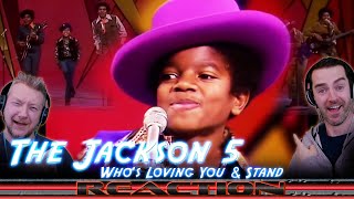 Whos Loving You amp Stand The Jackson 5 REACTION The Ed Sullivan Show [upl. by Inhsor]