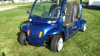 2002 GEM Electric Car  LSV  Street Legal Golf Cart [upl. by Annaj]