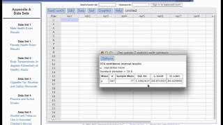 Confidence Interval and Margin of Error in StatCrunch [upl. by Klayman334]