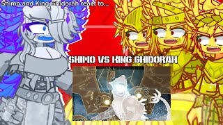 Shimo and King Ghidorah react to Shimo VS King Ghidorah  Monsterverse  Animation  Reaction [upl. by Yasdnyl]