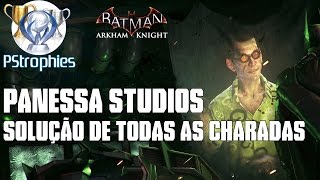 Batman™ Arkham Knight  Panessa Studios  Solução de todas as charadas [upl. by Kirven800]