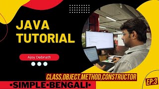 What is Class Object Method Constructor Bengali  Ep3 bengalitutorial learnjava [upl. by Adair]