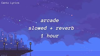 arcade  slowed  reverb 1 hour [upl. by Niwrek]