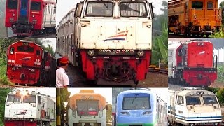 Macemmacem Semboyan 35  Train Hornsound Compilation [upl. by Adranoel]