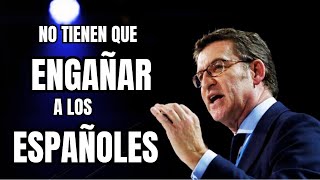 BRUTAL discurso de feijoo contra bolaños y sanchez por engañar a los españoles [upl. by Ainoda]