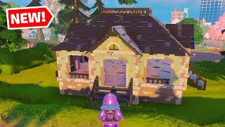 How to Place your Home in LEGO Fortnite Brick Life [upl. by Lombardo669]