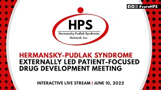 HermanskyPudlak Syndrome Externally Led PatientFocused Drug Development Meeting [upl. by Jorge]