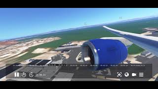 Infinite flight 777300er beautiful takeoff [upl. by Eniak]