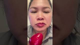 Malutong Na Pulang Labanos Mukbang parang Macopa ang Kulay shorts fresh radish mukbang [upl. by Larson]