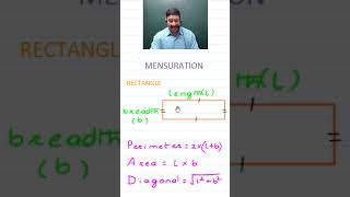 10  MENSURATION2  RECTANGLE maths  cbsemaths gcsemath icsemaths ibmath mensuration [upl. by Klement]