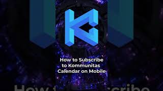 How to Subscribe to Kommunitas Calendar on Mobile [upl. by Dnalloh]