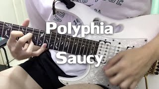 Saucy  Polyphia Guitar intro cover [upl. by Arikal391]