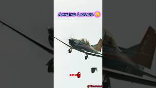 Amazing Landing By Beginner Female Pilot 😳 Power of 🇮🇳Indian Airforce india indian airforce [upl. by Grishilda]