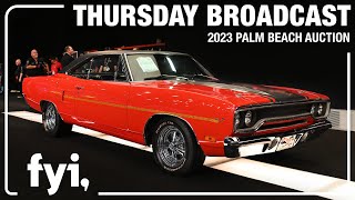 2023 PALM BEACH THURSDAY BROADCAST  Thursday April 13 2023  BARRETTJACKSON 2023 AUCTION [upl. by Yenots]