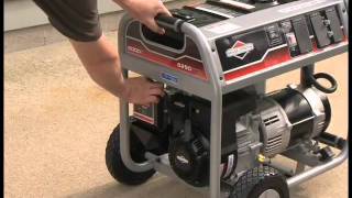 Briggs amp Stratton Operating a Portable Generator [upl. by Nayar]