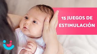 Cómo ESTIMULAR a un BEBÉ de 1 mes 👶🏻🧸 15 Juegos [upl. by Erek]