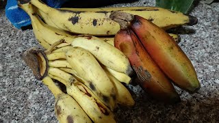 Peeling slicing banana ASMR Banana 🍌🍌 delicious  fruits [upl. by Elyk46]