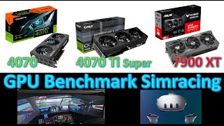 Benchmark Nvidia RTX 4070 vs 4070 TI Super vs AMD RX 7900 XT  Simracing Triple Screen und Quest3 [upl. by Oirotciv437]