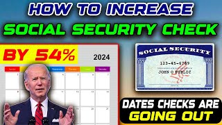 How Some People Are Increasing Their Monthly Social Security Check By 54  Dates CHECKS GOING OUT [upl. by Ayad]