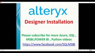 Alteryx Tutorials  01 Alteryx Designer Installation  Alteryx free download  install Alteryx [upl. by Analad]