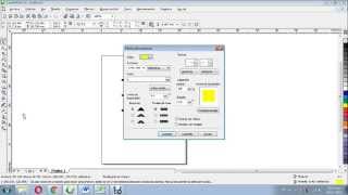 Corel Draw Tutorial número 7 aplicando color grosor y estilo a un borde [upl. by Esiralc]