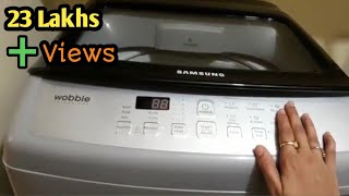 Samsung Top Load Fully Automatic Washing Machine Demo  How to Use Samsung Top Load Washer and Dryer [upl. by Enialem]