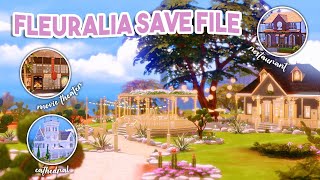 🌺THIS IS THE PERFECT SAVE FILE ♡ The Blooming save file  The Sims 4 Save File Overview🌺 [upl. by Sihtnyc298]