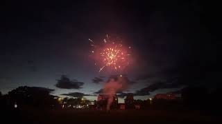 Feuerwerk Sportfest SG Einheit Halle Saale 2024  4K Video [upl. by Ejroj]