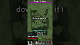 Enderman Encounter in HARDCORE causes PANIC [upl. by Leimad190]