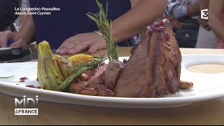 Recette  Magret de canard aux fruits du Roussillon [upl. by Lirpa37]